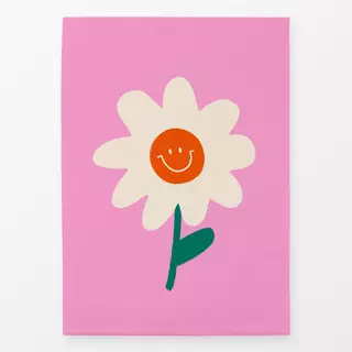 Geschirrtücher Happy Smile Flower Pink