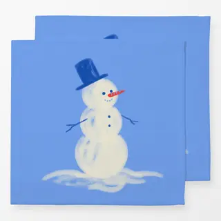 Servietten Schneemann