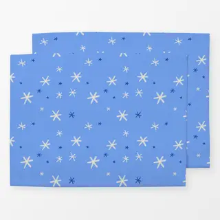 Tischset Hellblau