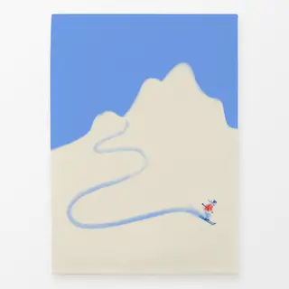 Geschirrtücher Skifahrer