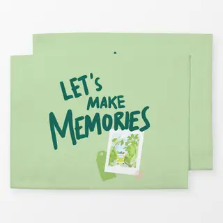 Tischset Let’s make memories