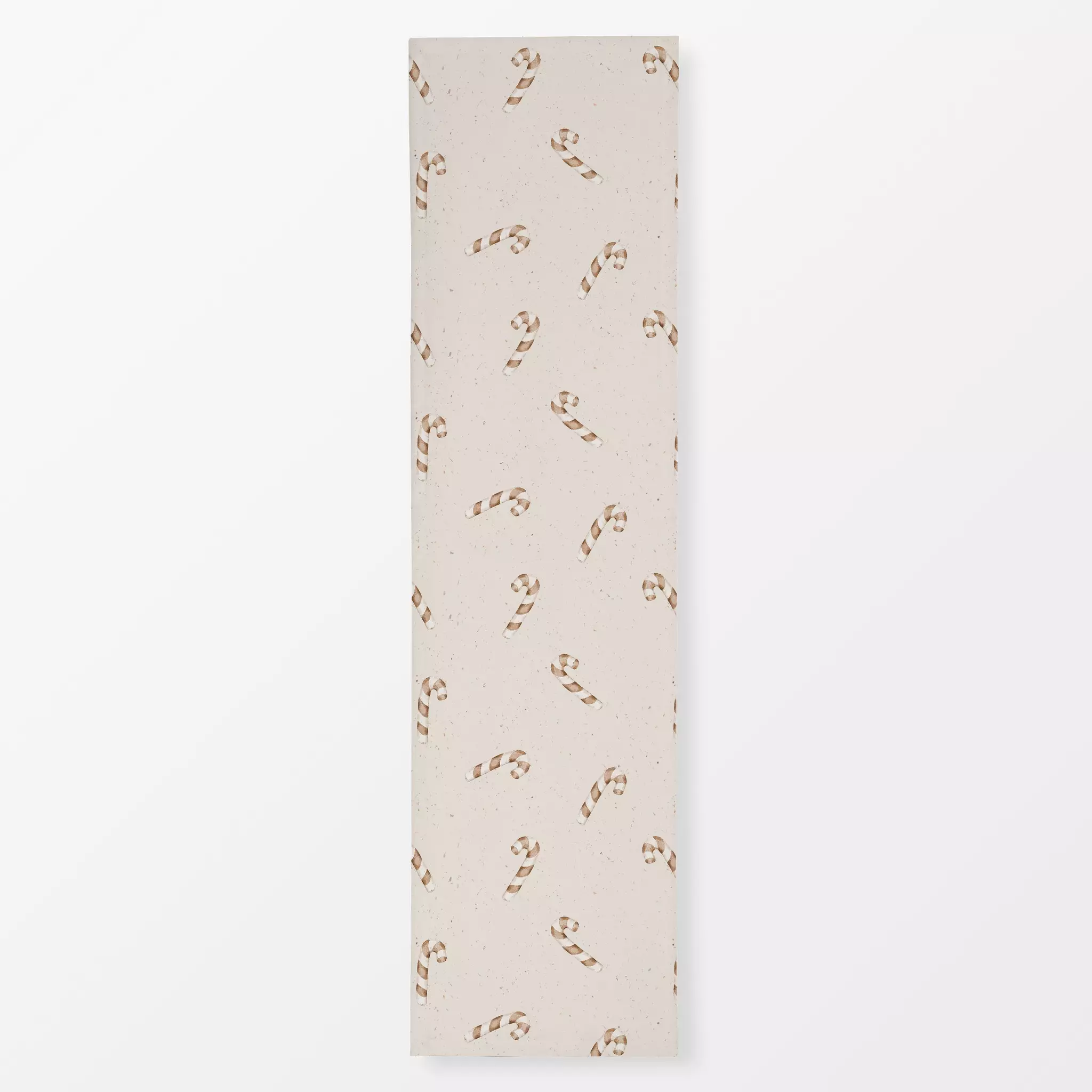 Tischläufer Zuckerstangen in sepia - Weihnachten - von „Christiane Zielinski"; Weihnachten, beige, Zuckerstange, weihnachtli...