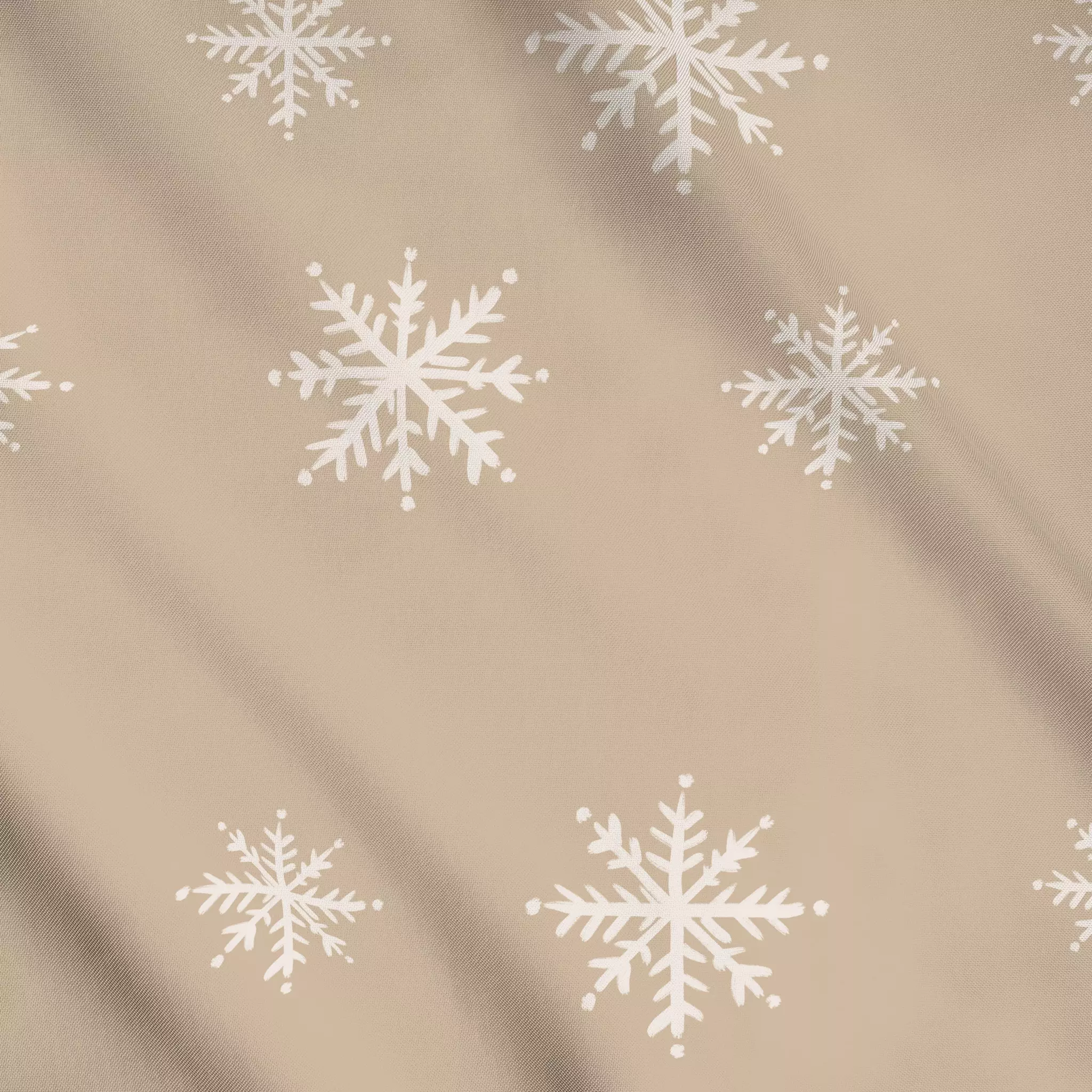 Meterware snowflake - Weihnachten, Winter - von „Christiane Zielinski"; Muster, Schneeflocken, Weihnachten, Winter, Schnee, ...