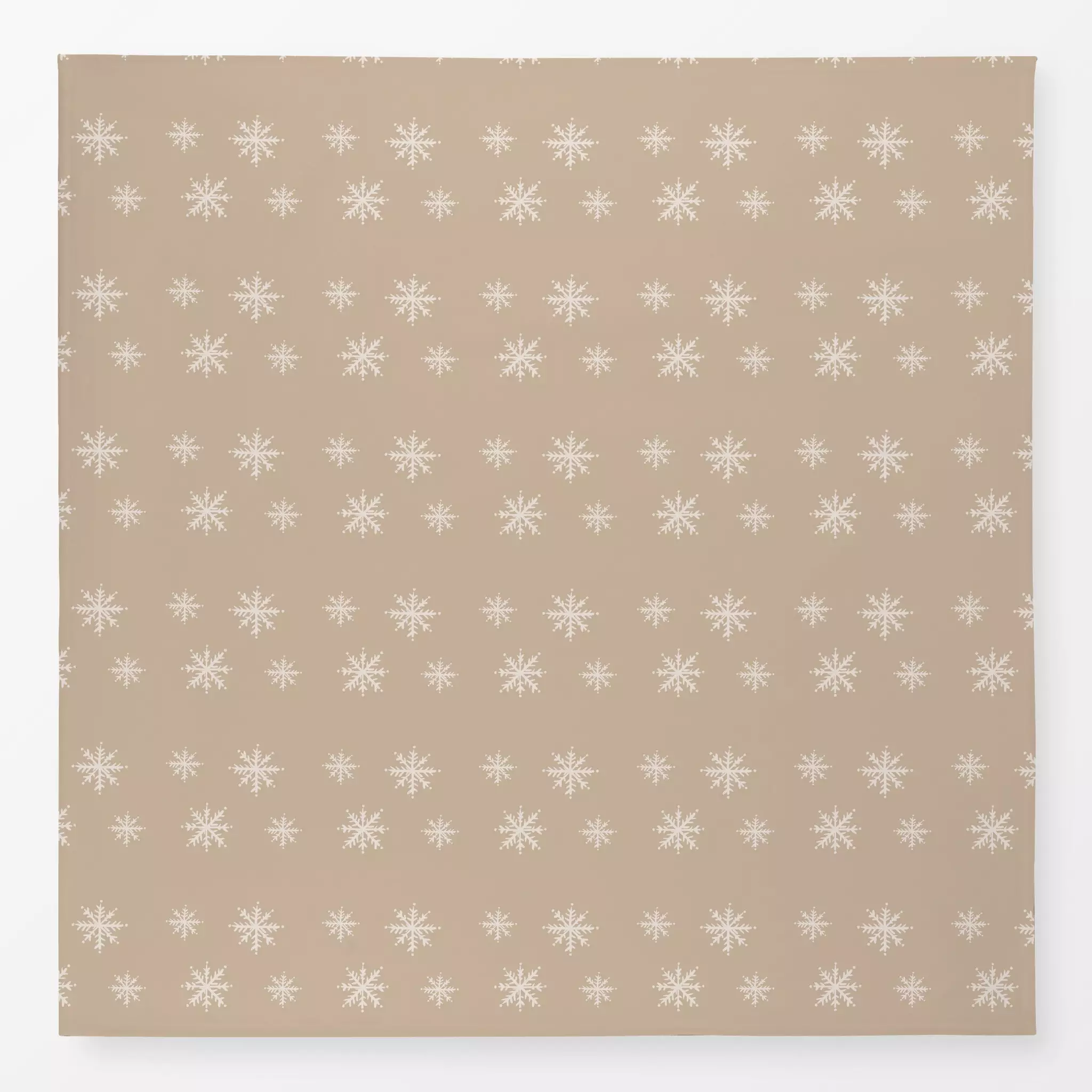 Tischdecke snowflake - Weihnachten, Winter - von „Christiane Zielinski"; Muster, Schneeflocken, Weihnachten, Winter, Schnee,...