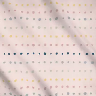 Meterware Regenbogen Punkte