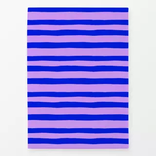 Geschirrtücher Bold Stripe blau flieder No1