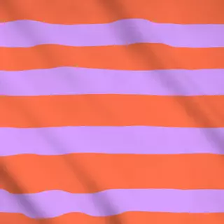 Meterware Bold Stripe orange flieder