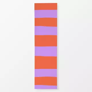 Tischläufer Bold Stripe orange flieder