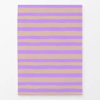 Geschirrtücher Bold Stripe beige flieder No1