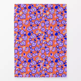 Geschirrtücher Leo orange blau