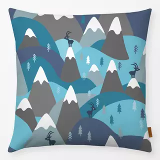 Kissen Snowy Mountains Muster