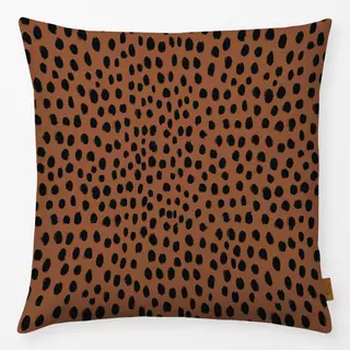 Kissen Minidot Brown