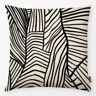 Kissen Bold Beige Leaf