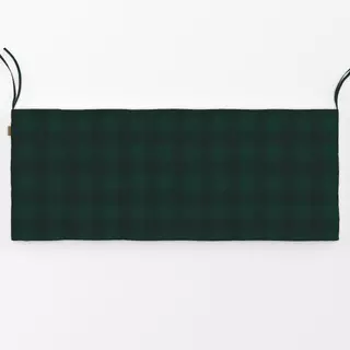 Bankauflage Gingham Classic Grün Schwarz