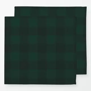 Servietten Gingham Classic Grün Schwarz