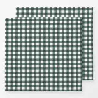 Servietten Gingham Grün