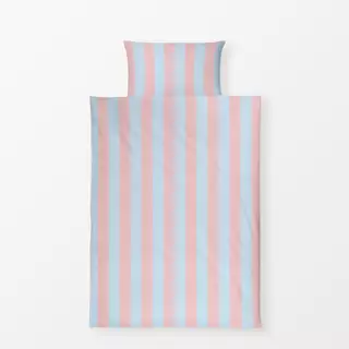 Bettwäsche COFFE Club Stripes Rosé