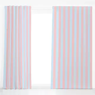 Dekovorhang COFFE Club Stripes Rosé