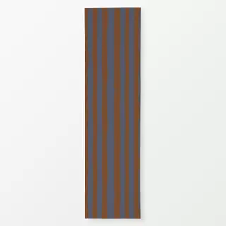 Tischläufer Cozy Christmas Stripes Brown