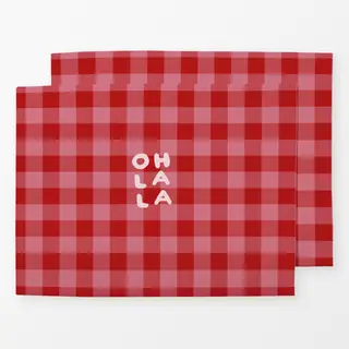 Tischset Picnic Typo OHLALA