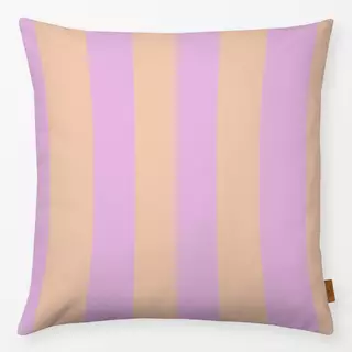 Kissen Apricotpink Streifen Big