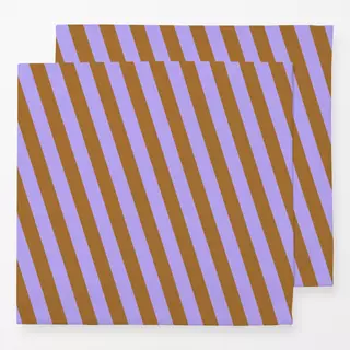 Servietten Summer Stripes Diagonale Lila