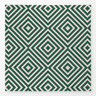 Tischdecke Stripe quarter green