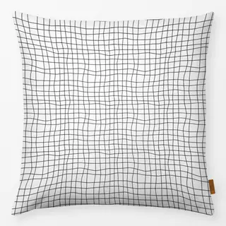 Kissen Grid klein schwarz