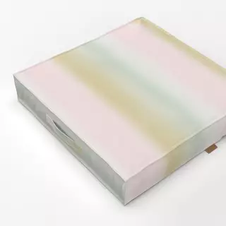 Bodenkissen Frühlingsverlauf Grün Rosa