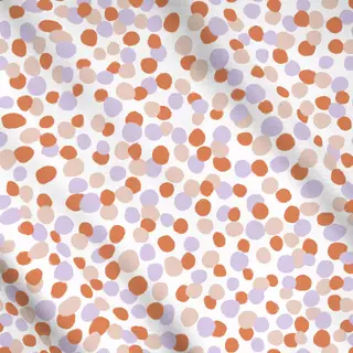 Meterware Lilac Happy Dots