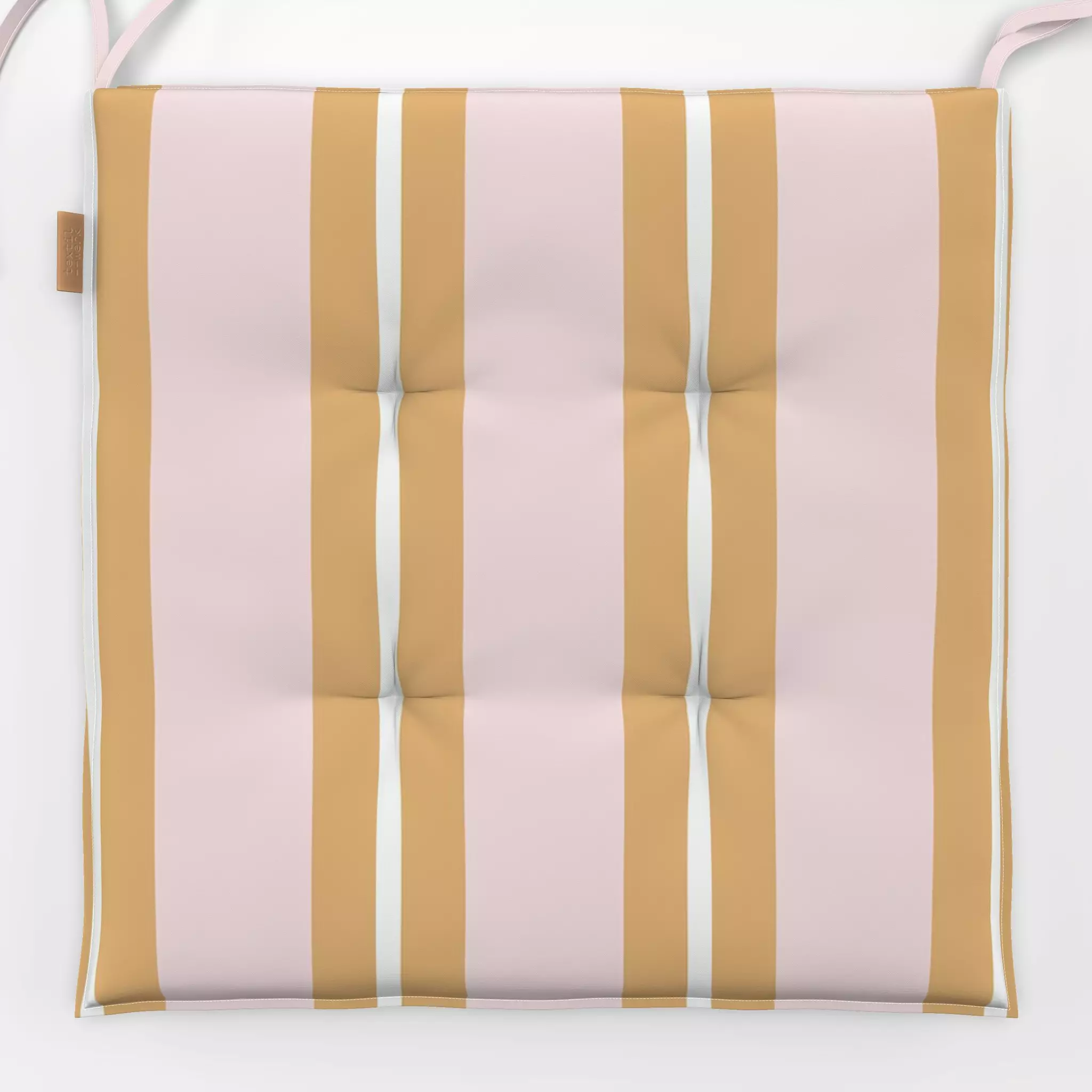 Sitzkissen Retro Stripes Beige - Sommer, Symbole & Muster, Retro & Vintage - von „Studio ROSAGRAU"; Linien, Streifen, Retro,...