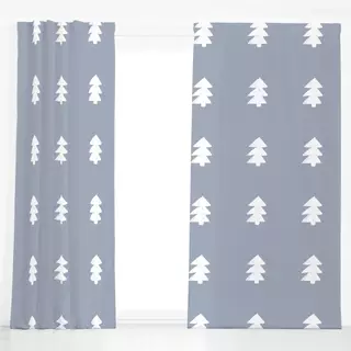 Dekovorhang Nordic Christmas Tree
