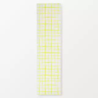 Tischläufer Sonnengelb Aqua Grid