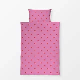 Bettwäsche Mistletoe Pink Hearts