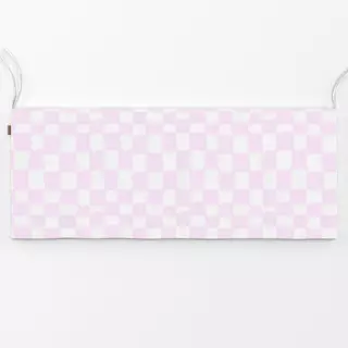 Bankauflage Rosa Check