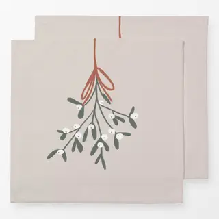 Servietten Cozy Christmas Mistelzweig