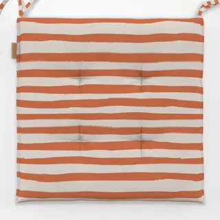 Sitzkissen Color me happy Linien Orange