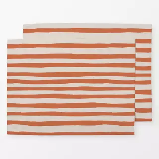 Tischset Color me happy Linien Orange