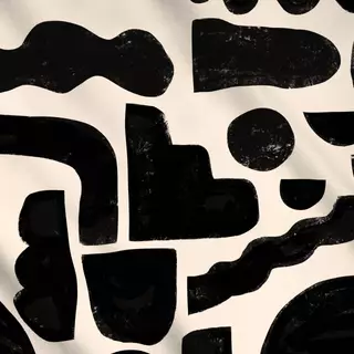 Meterware Bold Beige Shapes