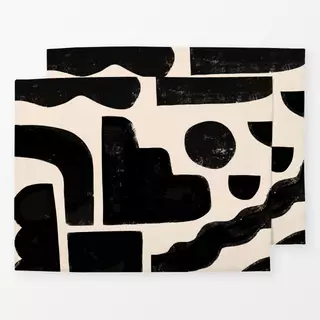 Tischset Bold Beige Shapes