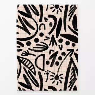 Geschirrtücher Bold Beige Pattern