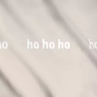 Meterware Cozy Christmas ho ho ho
