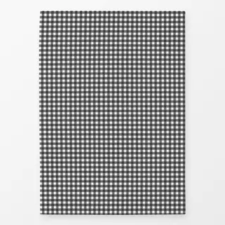 Geschirrtücher Mistletoe Gingham Schwarz Weiß
