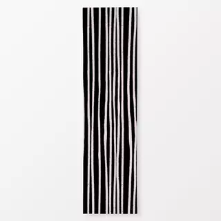 Tischläufer Stripes black
