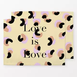 Tischset Leo Love is Love