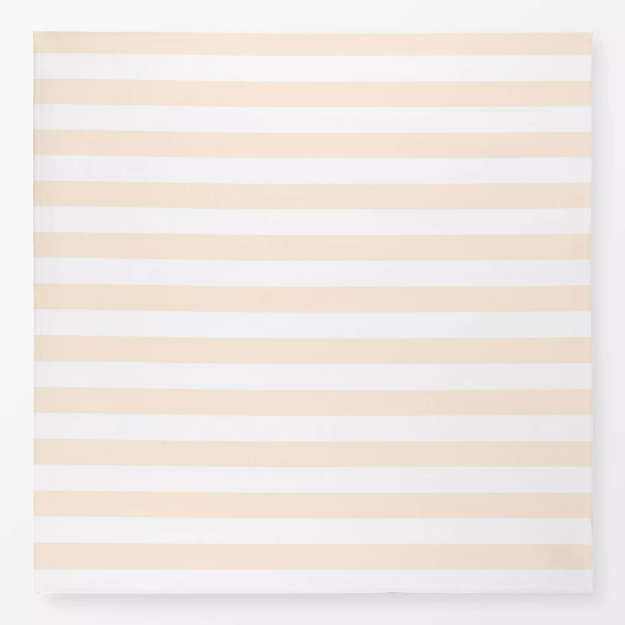 Tischdecke Bold Beige White Block Stripes - Sommer, Symbole & Muster - von „Studio ROSAGRAU"; Linien, Streifen, Sommerblumen...