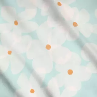 Meterware Daisy Bloom Türkis