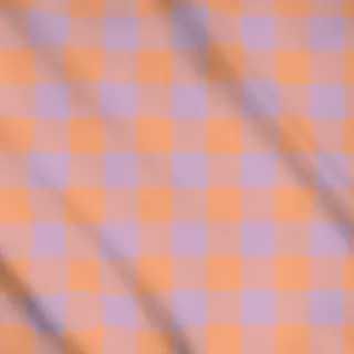Meterware Modern Gingham Soft Orange