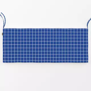 Bankauflage Grid blau