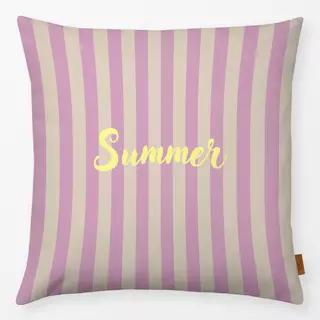 Kissen Summer Stripes Rosa
